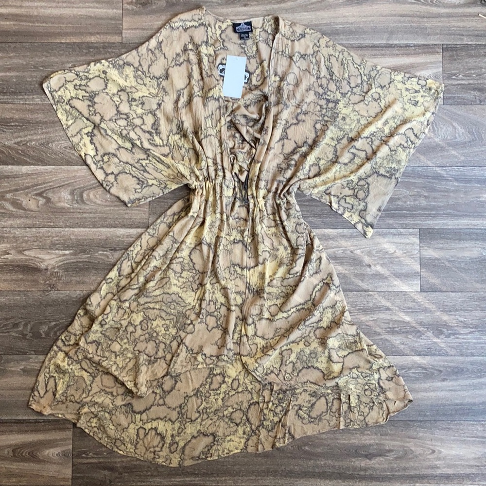 Last One! NWT Tie Dye Kimono Angie Boho Festival S - Picture 6 of 10